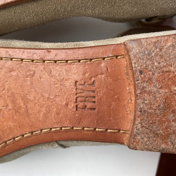 Frye Carson Ankle Strap Flats - Picture 11 of 12